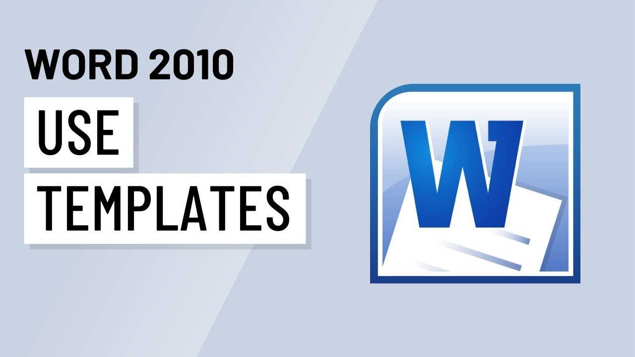 Word 2010: Using Templates Inside Word 2010 Templates And Add Ins