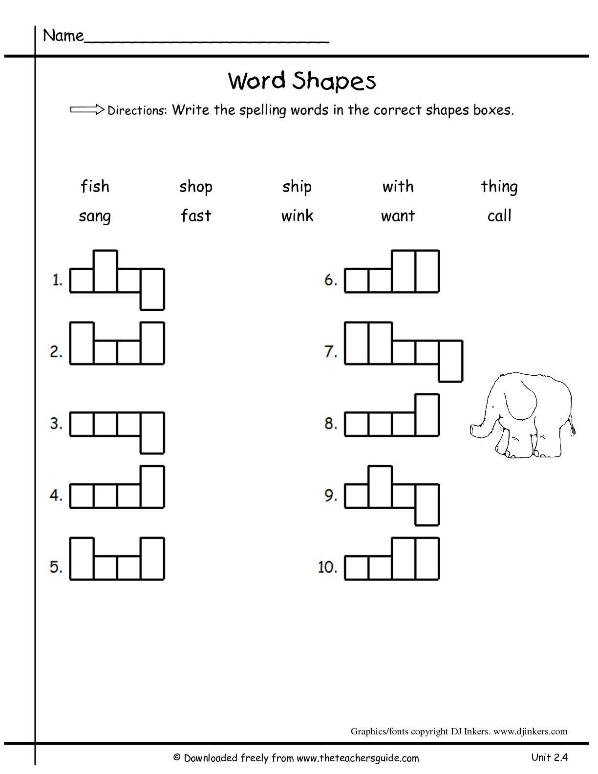 Word Shapes Template – Dalep.midnightpig.co Regarding Words Their Way Blank Sort Template