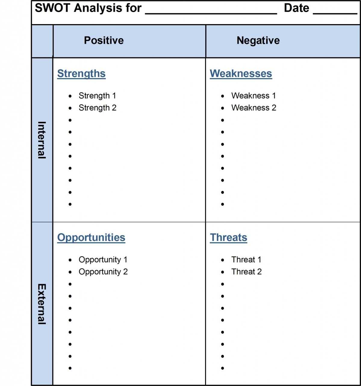 Word Swot Template – Calep.midnightpig.co With Regard To Swot Template For Word