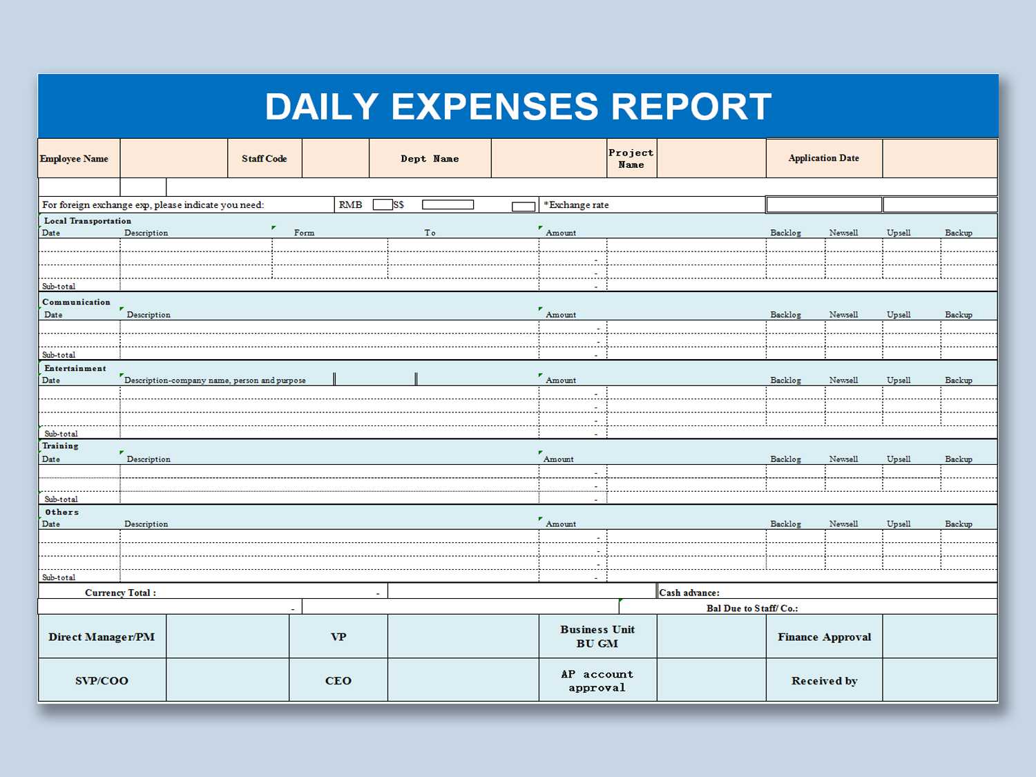 Wps Template – Free Download Writer, Presentation Intended For Daily Expense Report Template