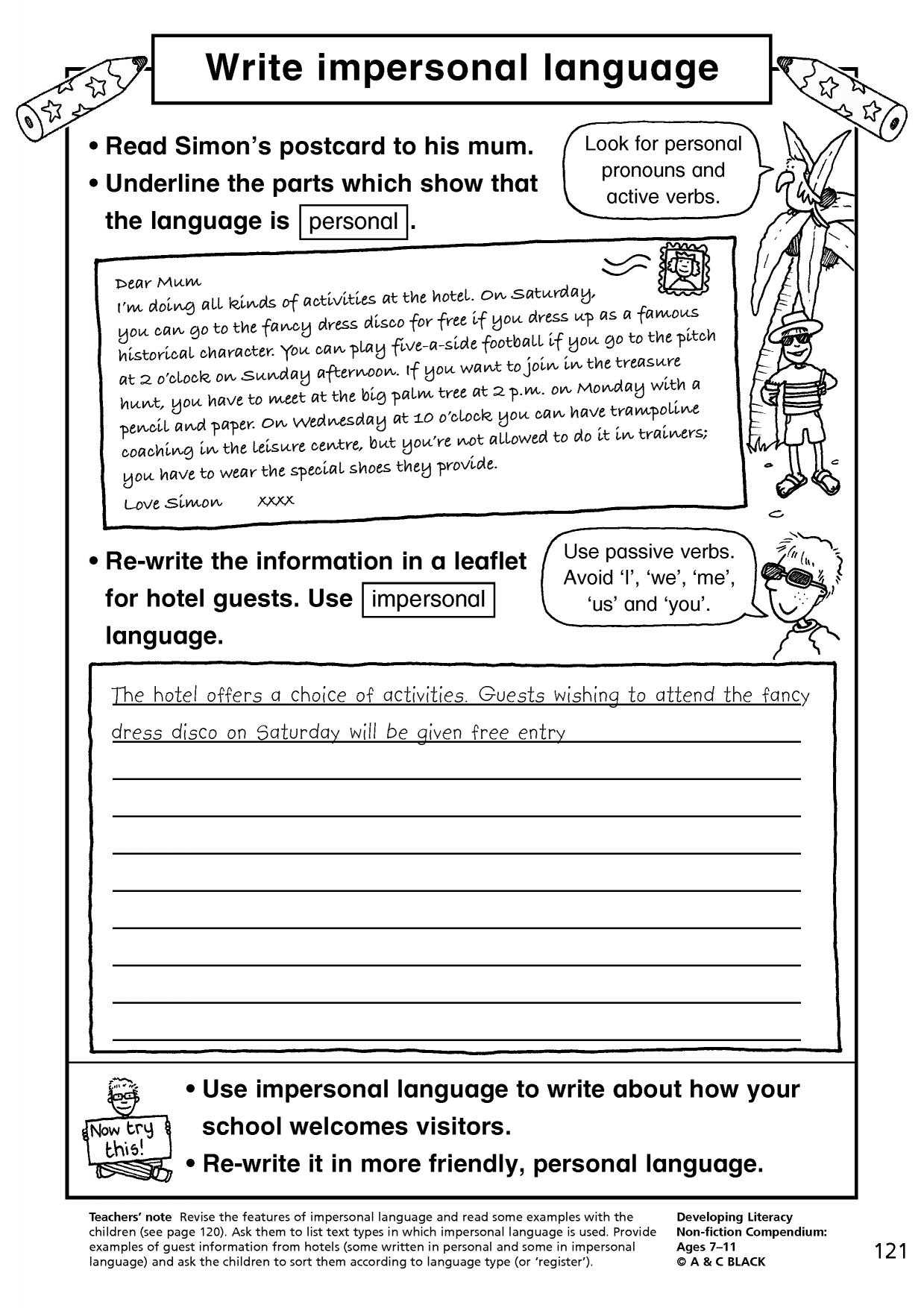 Writing Composition Resources For Fs, Ks1 And Ks2 – Teachit Throughout Report Writing Template Ks1