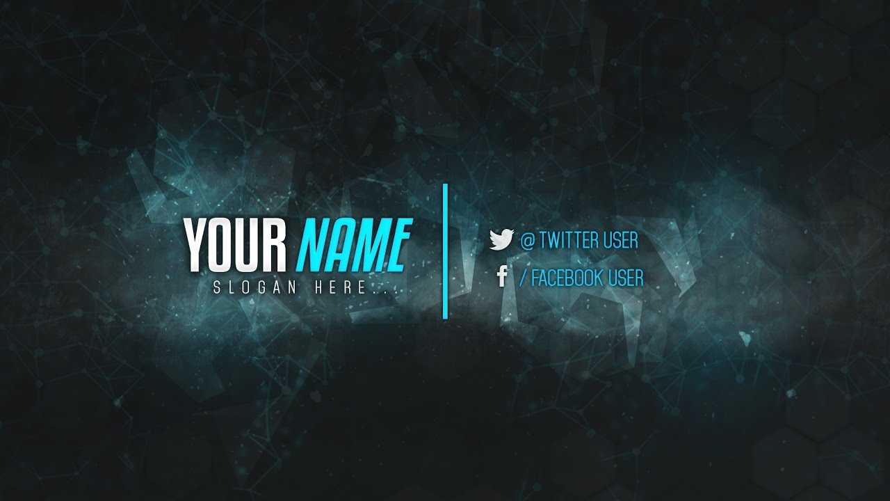 Youtube Banner Template #8 (Adobe Photoshop) Regarding Adobe Photoshop Banner Templates