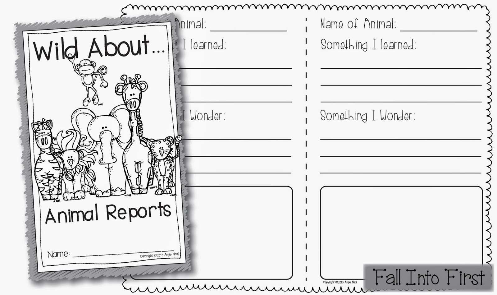 Zoo Animal Worksheet For 2Nd Grade | Printable Worksheets Inside Animal Report Template